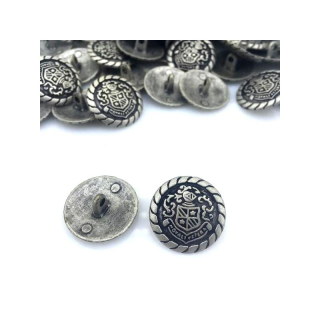 Guziki Metalowe Herbowe Nova et Vetera 15-24mm | Srebro