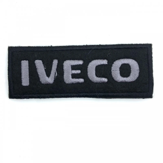 Naszywka Termo IVECO 7,5x3 cm – Haftowane Logo Transport | Pasmanteria Szpilka