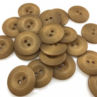 Guziki Płaszczowe Imitacja Rogu 27mm Toffi | Pasmanteria Szpilka