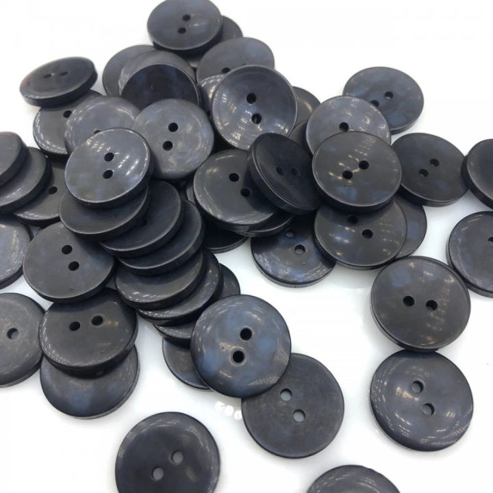 Guziki Granatowe Postarzane Vintage 22mm 2 Dziurki | Pasmanteria Szpilka