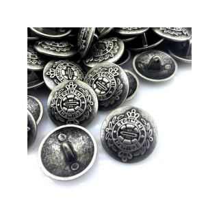 Guziki Metalowe REGIMENT Srebrne | Military/Mundurowe